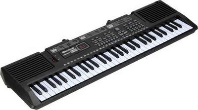 Tastierë elektronike MEGA CREATIVE HY-6128, 61 taste, me mikrofon, e zezë
