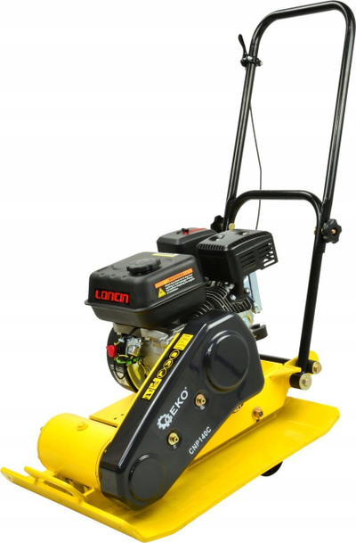 Kompaktor betoni GEKO CNP90, 90kg, 15kN, me motor Loncin