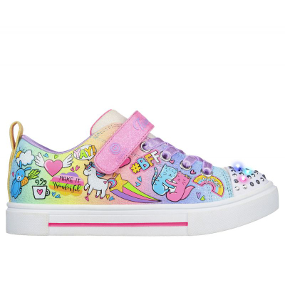 Детски патики Skechers Bff Magic Jr 314786L, со светла, повеќебојни