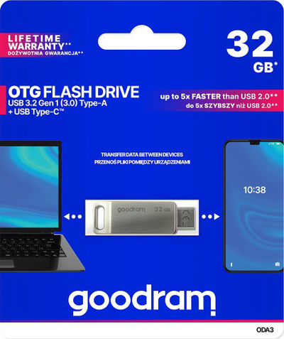 Flash disk Pendrive GoodRam ODA3, 32 GB (ODA3-0320B0R11) 