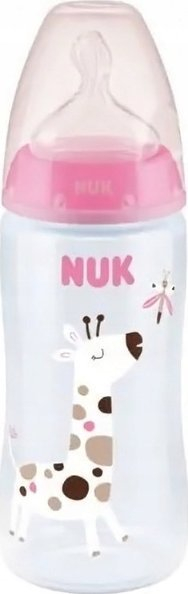 Biberon Nuk First Choice Winnie The Pooh, 300ml, me sensor temperature, transparent