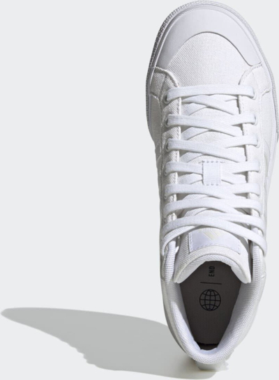 Atlete Adidas Bravada 2.0 Mid Platform M IE2316, Cloudfoam, me shollë platformë, të bardha