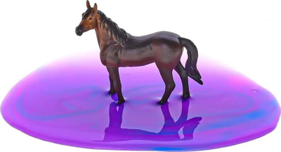 Lodër senzoriale Horse Friends Putty, kal i vogël brenda, xhel me ngjyra, shumëngjyrëshe