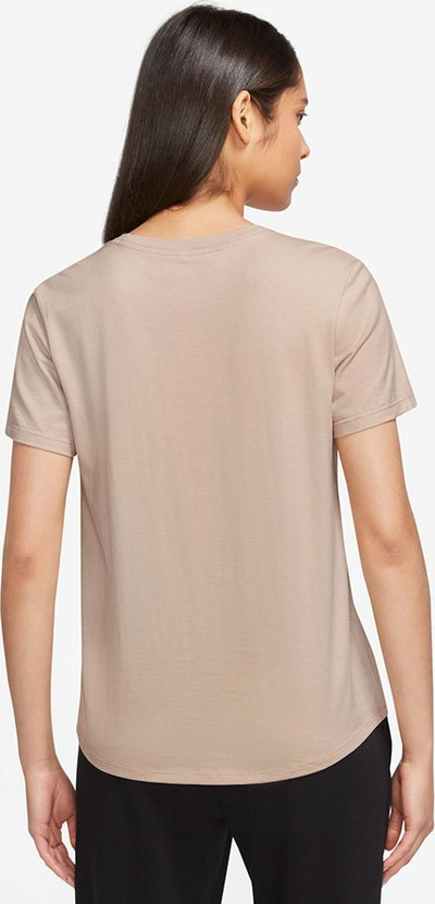 Bluzë Nike Essentials Club Tee për goca, 100% pambuk, M, bezhë
