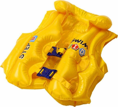 Jeletku i frymë për kalamaj Swim Kid, 46x42cm, standard EU EN13138, e verdhë