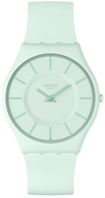 Orë dore për femra Swatch Turquoise Lightly SS08G107, e gjelbër