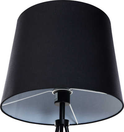 Lampë dyshemeje SAMBRA Metal, tripod, metal, e zezë