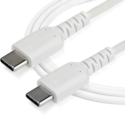 Kabllo karikimi StarTech USB C në USB C, 2m, 60W, e bardhë