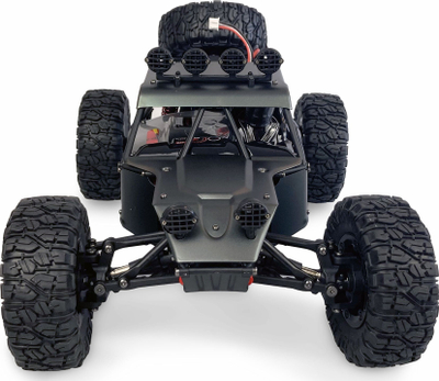 Makina me telekomandë Amewi Dark Rampage, 4x4, shkallë 1:12, gri