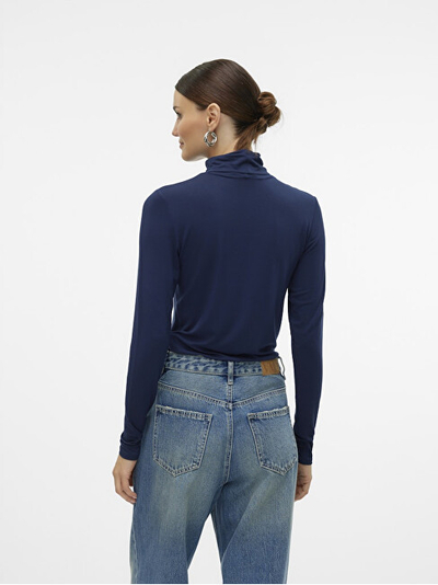 Rollkë për femra VERO MODA VMALBERTE Tight Fit, e kaltër