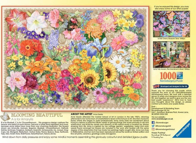 Puzzle Ravensburger Blooming Beautiful, 1000 copa, 2D, shumëngjyrësh