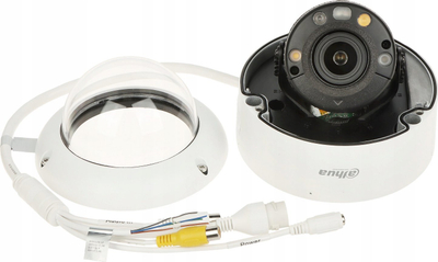 Kamerë sigurie Dahua IPC-HDBW3849R1P-ZAS-PV, 8MP, Smart Dual Light, dome, e bardhë