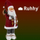 Figurinë dekorative Krishtlindjesh Ruhhy 22352, Santa Claus 45 cm, e kuqe e bardhë