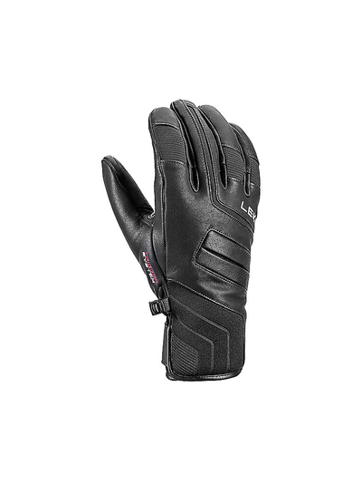 Doreza skish LEKI Phoenix 3D, lëkurë goatskin, Superloft, të zeza