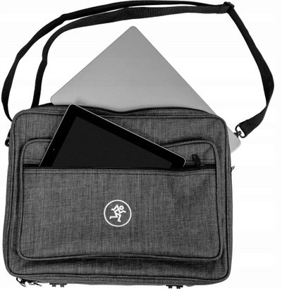 Çantë për me çu me vete Mackie Custom Carry Bag, për mikser të vogël, me shumë xhepa, gri e errët