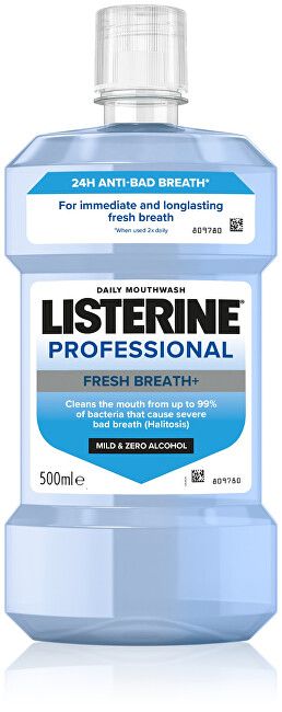 Ujë pastrues Listerine Professional Fresh Breath, 500 ml