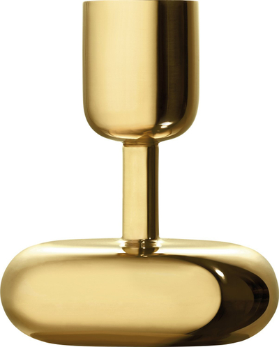 Mbajtëse qirinjsh Iittala Nappula, set me 2 copë, bronz, ngjyrë ari