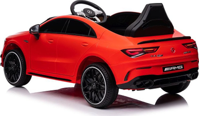 Makina me bateri Lean Toys Mercedes CLA 45s AMG 4x4, elektrike, e kuqe