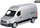 Lodër makine Daffi Mercedes-Benz Sprinter, model metalik, shkallë 1:32, ngjyrë argjendi