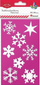 Shabllon plastik Titanum Snowflakes, 10.5 x 18 cm, rozë