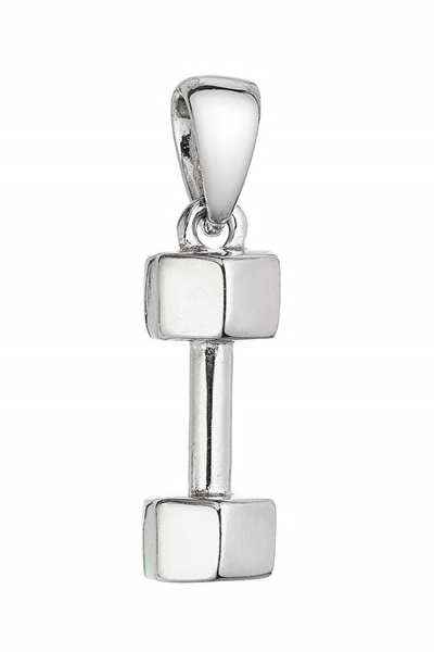 Varëse për qafore Evolution Group Dumbbell 64010, e argjendtë