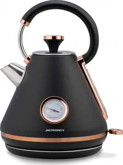Vluese uji Berdsen BD-701, 2200W, 1.7L, e zezë / bronztë