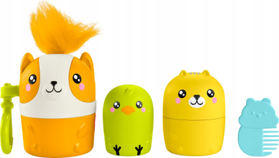 Lodër edukative Fisher-Price Preschool Pets Nesting Pets, set me 4 pjesë, shumëngjyrëshe
