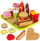 Set lodrash Fast Food Iso Trade 26321, 26 pjesë, hamburger dhe patate, shumëngjyrësh