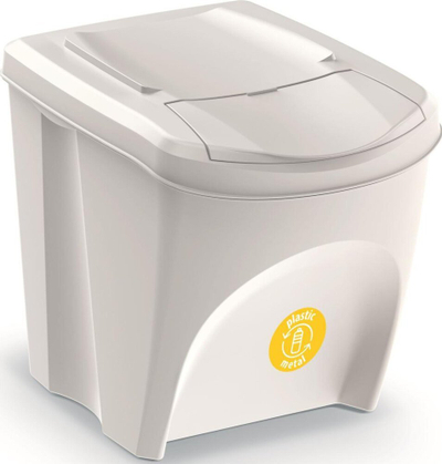 Set koshash plehrash SORTIBOX 3 copë, 3x25L, plastik, gri hiri
