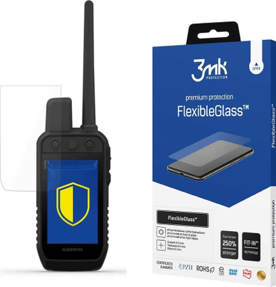 Заштита за екран 3MK Reinforced Glass за Garmin Alpha 300K 300i K, зајакнат проѕирен стаклен заштитник