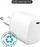 Karikues telefoni eStuff ES637045, 45W, USB C, i bardhë