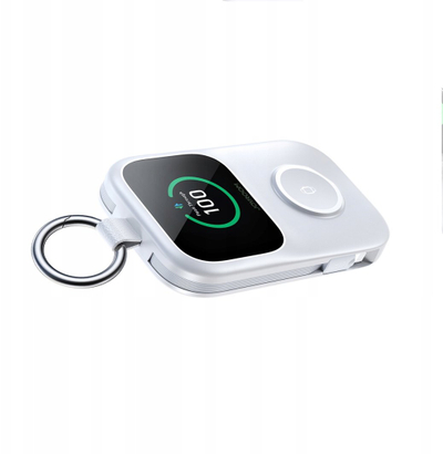 Powerbank Joyroom JR-W19, 5000 mAh, karikim pa tel 5W për orë, i bardhë