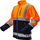 Bluz pune Neo Warning fleece, 280 g/m², nr. S, portokalli me dukshmëri t’u lartë