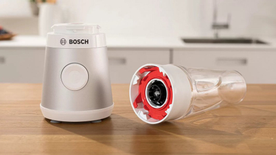 Blender Bosch MMB2111T, 0.8 L, i argjendtë