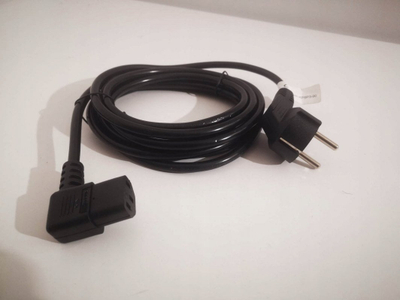 Kabllo rryme PremiumCord, 230V, 3m, prizë 90°