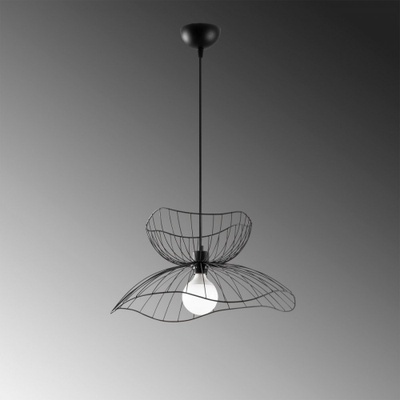 Llambë varëse Opviq Farac 6390, metal, Ø50cm, e zezë