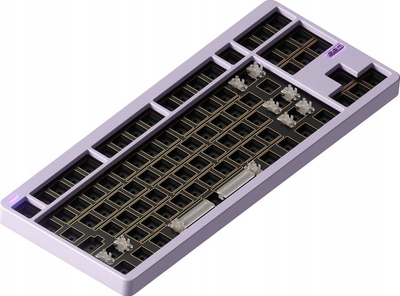 Tastierë mekanike wireless Nuphy Gem80 QMK VIA, ANSI 80%, Airy Lilac
