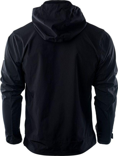 Xhaketë Hi-tec Nils M për burra, softshell, me kapuç, e zezë