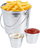 Set me 3 enë aperitivi Koopman, çelik inox, me shkëlqim, argjend