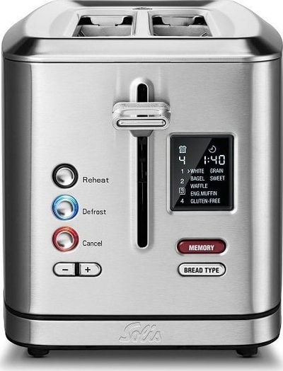 Toster Solis Flex Toaster 8004, 2 feta, 950W, argjendtë