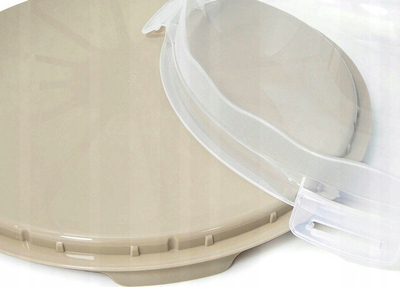 Enë transportuese për torta Curver FI30, diametër 30 cm, plastikë pa BPA, gri