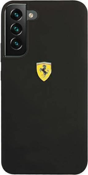 Mbulesë telefoni Ferrari FESSIHCS22SBK On Track Silicone, për Samsung Galaxy S22, silikon, e zezë