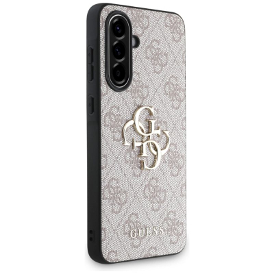 Футрола Guess Big 4G Logo за Samsung Galaxy A36 5G, еко кожа, флексибилен TPU, розова