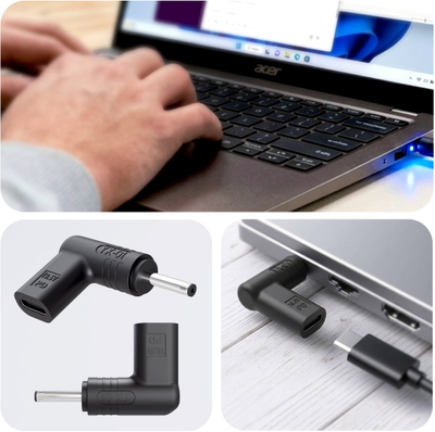 Karikues laptopi 3mk Hardy, 65W, 20V USB C, i zi