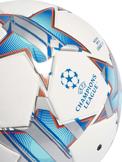 Top futbolli adidas UCL Junior 290 League 23/24, 290 g, për kalamaj, i bardhë shumëngjyrësh