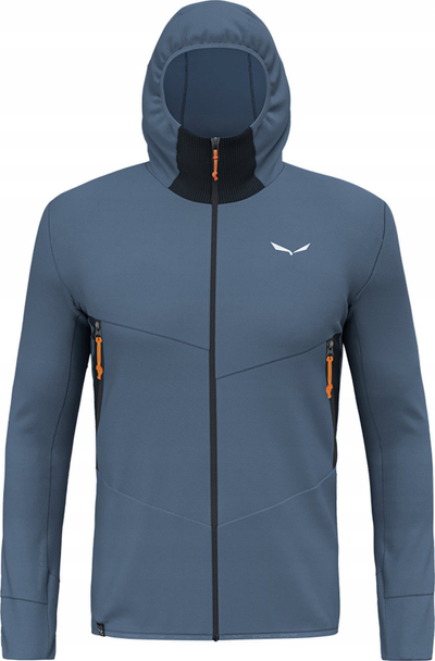 Блуза со капаче Salewa Lavaredo Hemp M, за мажи, целосен патент, Java Blue