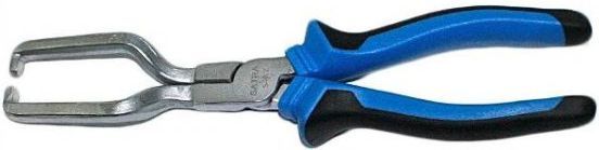 Pinca për tub karburanti PSA, ergonomike, blu e zezë