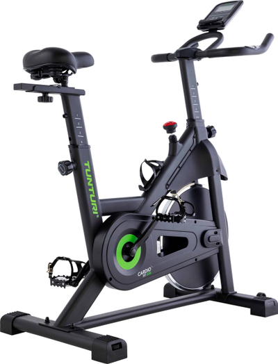 Bicikletë ushtrimesh Tunturi Cardio Fit Sprinter Bike S30, Bluetooth, me sensorë pulsimi, e zezë