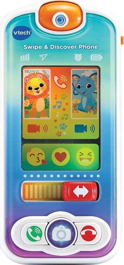 Telefon lodër interaktiv Vtech Little Explorers Smartphone, me drita dhe tinguj, për kalamaj, Shumëngjyrësh