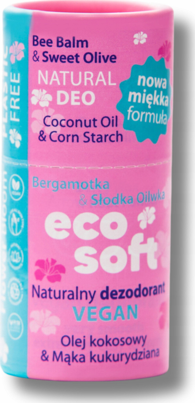 Deodorant natyral Ecosoft Flower Bloom, 50 ml, aromë lulesh